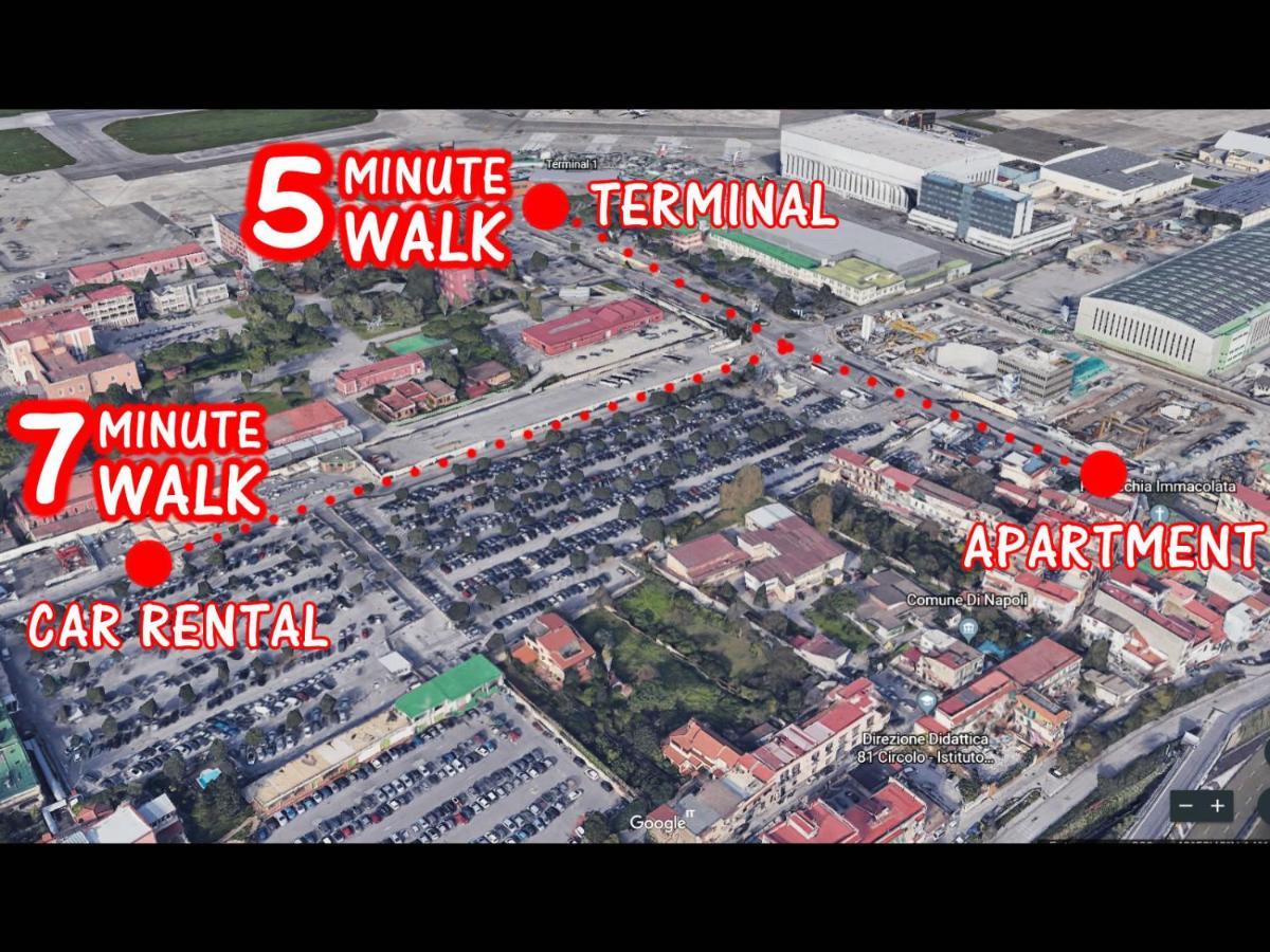Apartmán La Casetta Arancione Nell'Aeroporto Di Napoli Exteriér fotografie